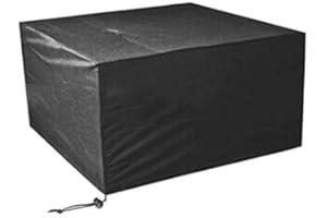 Jiusion Housse imperméable pour foyer à gaz carré 78,7 x 78,7 x 61 cm (L x l x H) avec étui de transport pour foyer de 30 x 30 cm