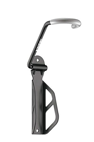 Ibera Soporte Vertical de Gancho para Bicicleta, Negro