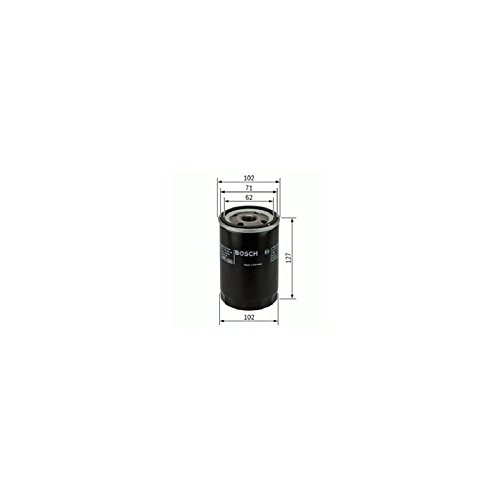 Bosch P3050 Filtro Olio - Alta Qualità, Valvola Di Bypass E Anti-drenaggio - Compatibile Con Vari Modelli Auto