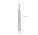 Curved Stainless Steel Blackhead Remover Cleaner Tool Acne Pimple Comedone Extractor Needle for Women and Men Facial Care Skin Protect (Bent)