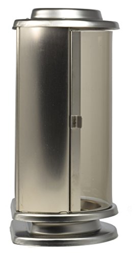 Paul Jansen Grablaterne halbrund aus Edelstahlblech Höhe 23 cm, silber - 2