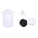 Leegoal(TM) 2 Pack Clear Refillable Liquid Push Down Alcohol Pumping Bottle Dispenser with Flip Top Cap Nail Art Acetone Polish Makeup Remover Manicure, 5.4 Oz