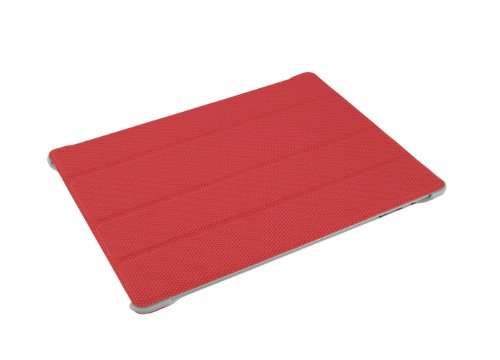 Eloja Premium Kunstleder iPad 4 / iPad 3 / iPad 2 Tasche Hülle Case, Rot, mit Smart Cover Funktion und Display Schutzfolie - 2