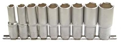 BGS 2223 Jeu de 9 douilles 6 pans longues 10–24 mm 1/2"