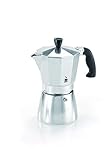 Griff-Material: Kunststoff Gefu Espressokocher Lucino, Espresso-Kanne für 3 Tassen, Aluminium / Kunststoff, 16070