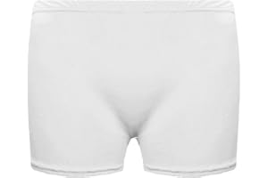 ANZEE DISCOVER THE NEW YOU ANZEE Ladies Microfiber Hot Pants Womens Shorts Dance Gym Party Yoga Elasticated Waist Knickers Casual Workouts Stretch Beach Pool Party Wear Club Wear UK S-XL