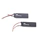 Produktbild YouCute 2 Stück 7.4V 3000mAh Upgrade Akku für mjx B3 Bugs 3 RC quadcopter drone Ersatzteile2PCS Batterien)