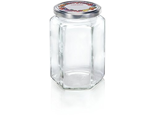 Leifheit 3211 Sechskantglas 770 ml, klar, 10 x 9 x 14.4 cm