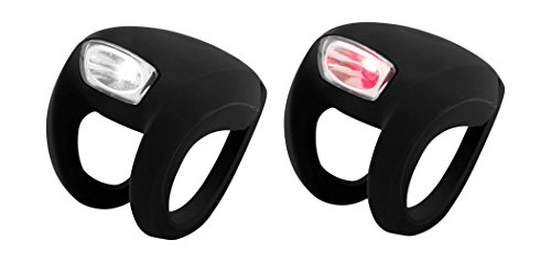 Knog Unisex, Frog Strobe Twinpack, schwarz, nicht anwendbar