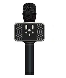 Exquisite Export International - 6 in 1 Portable Singing Handheld Wireless Karaoke Mic Multifunction Bluetooth Speaker/USB/Fm/Recording/Voice Changer for all smart phones with complimentary e-BOOK (Multicolour)