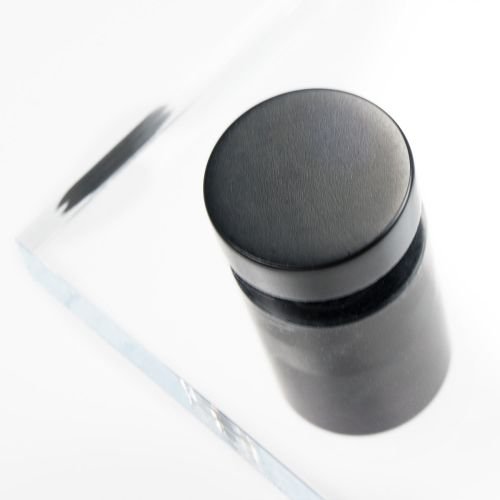 Alu Abstandshalter 19 x 25 mm in Schwarz – 4er Set - 4