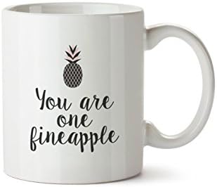 You are One Fineapple Mug Novelty Cheeky Gift Ceramic Coffee Cup Tea Fun 10oz