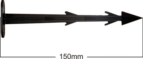 50 x 15cm lange Erdanker Bodenanker Erddübel Erdnägel Erdspieß für Unkrautvlies Vlies Bodengeweben Abdeckplanen - 2