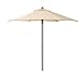 Produktbild SONNENSCHIRM Easy, Durchmesser 2 Meter / 200 cm Gartenschirm Push Up, Farbe: Sand (hellbeige)