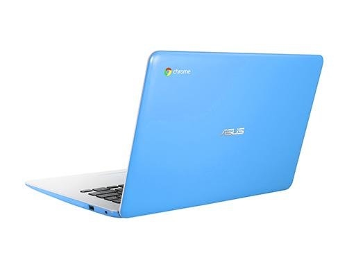 ASUS C300SA-FN018 HD Chromebook 13 3-Inch Notebook -  White Blue   Intel Dual-Core Celeron N3060 Processor  2 GB RAM  32 GB eMMC  Chrome OS 