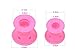 GODHL 20pcs Fashion curlers Silicone No Clip Hair Curlers Rollers Beauty Hair Styling Tools