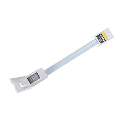 Adult Kids Height Stature Meter Retractable Gauge Tool Measuring Ruler Wall Mounted at Home 2M - White