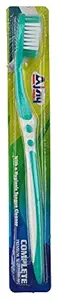 Ajay Plastic Complete Manual Multicolor Toothbrush (Medium) - Set of 12