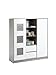Schardt Wardrobe with Central Rack and 2 Sliding Doors Eco Star