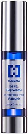 HOMMAGE Silver Label Eye Gel for Dark Circles, Puffiness, Eye Bags, Fine Lines for Men - Rejuvenate (28 ml)