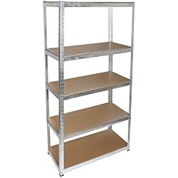 Cogex 62343 Etagère clipsable métal bois 5 plateaux