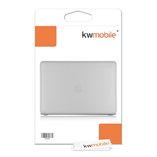 kwmobile Hardcase Laptop Hülle für Apple MacBook 12″ – Matt Transparent dünne gummierte Schutzhülle Cover Case Tasche - 7