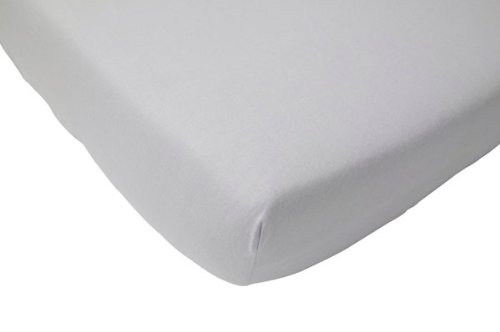 Jollein 518-501-00052 Fitted Sheet Interlock Double Jersey (Grey)