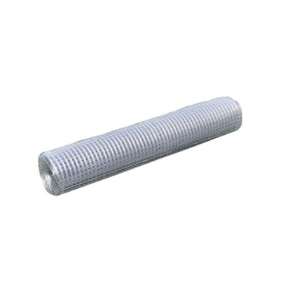 vidaxl grillage galvanisé à mailles carrées 1x10 m. 0,75 mm dépaisseur
