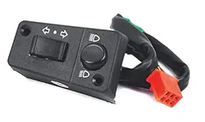 Uno Minda Sw-0743 Handle Bar Switch- Left Side, With 1 Wire Coupler For 3W - For Bajaj Re 2&4 Stroke