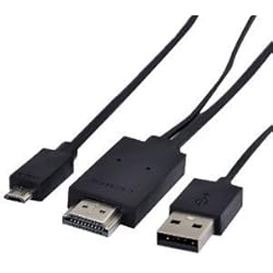 Theoutlettablet® Adapatador cable MHL Hdmi para Smartphone Aquaris E5 FHD / Fnac phablet E5 FHD / Aquaris E6 6"