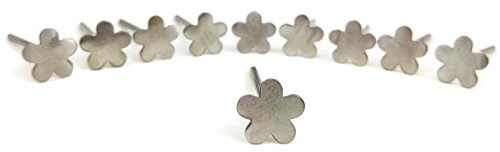 10 Stück Blumennagel – 2,5 x 40 mm / Nägel mit Blütenkopf, Ziernagel aus Edelstahl - 3