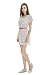Bearsland Women's Summer Floral Cloak Design Maternity Breastfeeding Dress Nursing Dress Pink UK Size 10-12
