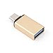 Produktbild iProtect Adapter USB-C auf USB 3.0 OTG Konverter USB Typ-C zu USB 3.0 in gold