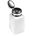 Demarkt Fashion Empty Plastic Bottle Nail Polish Remover Alcohol Liquid Press Pumping Dispenser 200ml
