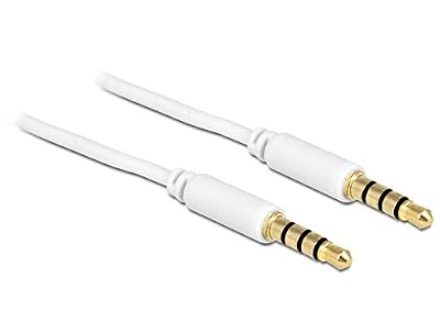DELOCK câble fiche jack 3,5 mm vers jack mâle 4 pi