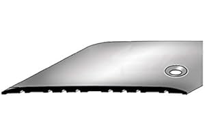 AUER STAIR NOSING Profilé de transition / Bande de seuil / 80 mm, type: 350 (Aluminium anodisé, centre foré), couleur: bronze clair