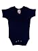 BabywearUK Body Vest Env Neck Short Sleeved - Navy - 12-18 months - British Made