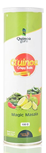 QuinoaGuru Crispies, Magic Masala Flavor, 200 Grams (Pack of 2) RS.200 (29.00% Off) - Amazon