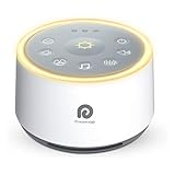 Dreamegg D1 White Noise Sound Machine With Baby Soothing Night Light, High Fidelity Fan Sound, Relaxing Nature Sounds.office Privacy Keeper; Timer Sleep Therapy