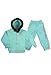 Little Girls Baby Infant Full Fleece Tracksuit Hoody Pant Diamante Glitter 18-24