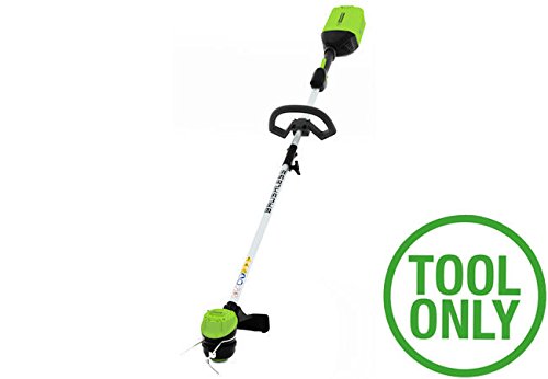 spécifications Greenworks gd60lt coupe-bordure débroussailleuse à batterie 60 V, vert et noir