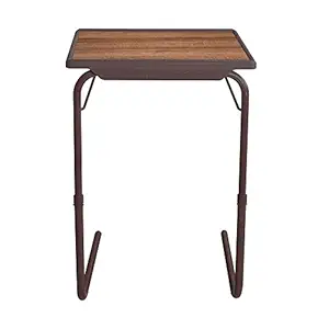 TABLE MAGIC- NEO Teak- 18-in-1 Multipurpose Laptop Table 6 Height Adjustable, Suitable for 16? Laptop, Home and Study use