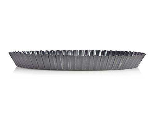 Bluespoon Quicheform aus Aluminium mit Antihaftbeschichtung | Durchmesser ca. 28 cm | Ideal geeignet für eine leckere Quiche oder einen Obstkuchen - 3
