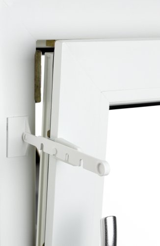 Lichtblick KR.001.SB Kipp-Regler für Fenster, Fensterstopper – Weiß - 2