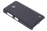 Das Nokia Lumia 630, Nokia Lumia 635 Case in Schwarz bietet einfachen Zugriff auf Anschlüsse, Kamera und Bedienelemente