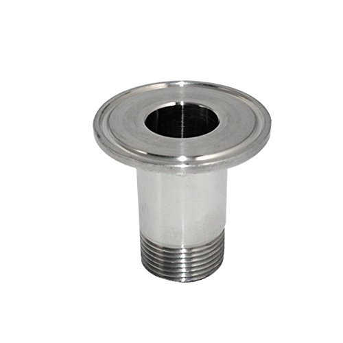 3/4" Sanitär AG Gewindefitting Flansch Ferrule Für Tri Clamp 50.5mm BSPT