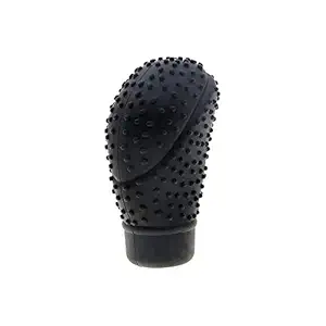 Suzec Silicone Nonslip Car Gear Shift Knob Coller Oval Cover (Black)