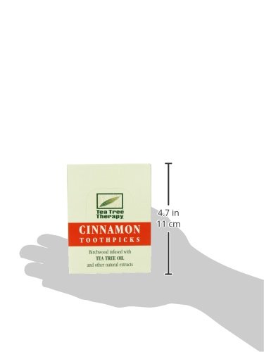Tea Tree Therapy, Cinnamon Toothpicks, 100 Approx. - 3