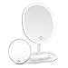 Price comparison product image LED make-up mirror, natural light make-up mirror touch screen, USB and battery power adapter, rechargeable intelligent induction table lamp mirror