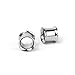 WINOMO Pair of 10mm Stainless Steel Tunnel Ear Plug Expander Stretcher
